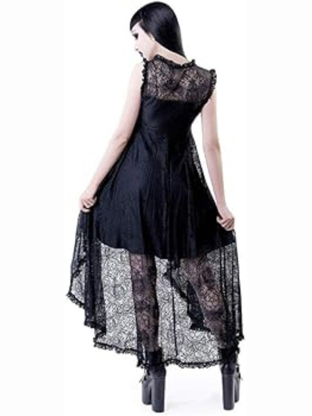 Killstar Willow Lace Maxi S Dress nwt - Picture 12 of 16